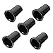 DECORNIJIA 5 pezzi Tubo Bass Reflex Subwoofer in Plastica Nero Resistente per Uscita Aria Altoparlante Auto immagine