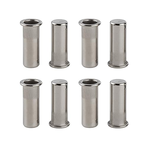 LJFMDLN 80pcs rivetto a testa piatta dadi sigillati inserti filettati ciechi in acciaio inossidabile dado chiuso ermetico dado impermeabile (Colore : M5)