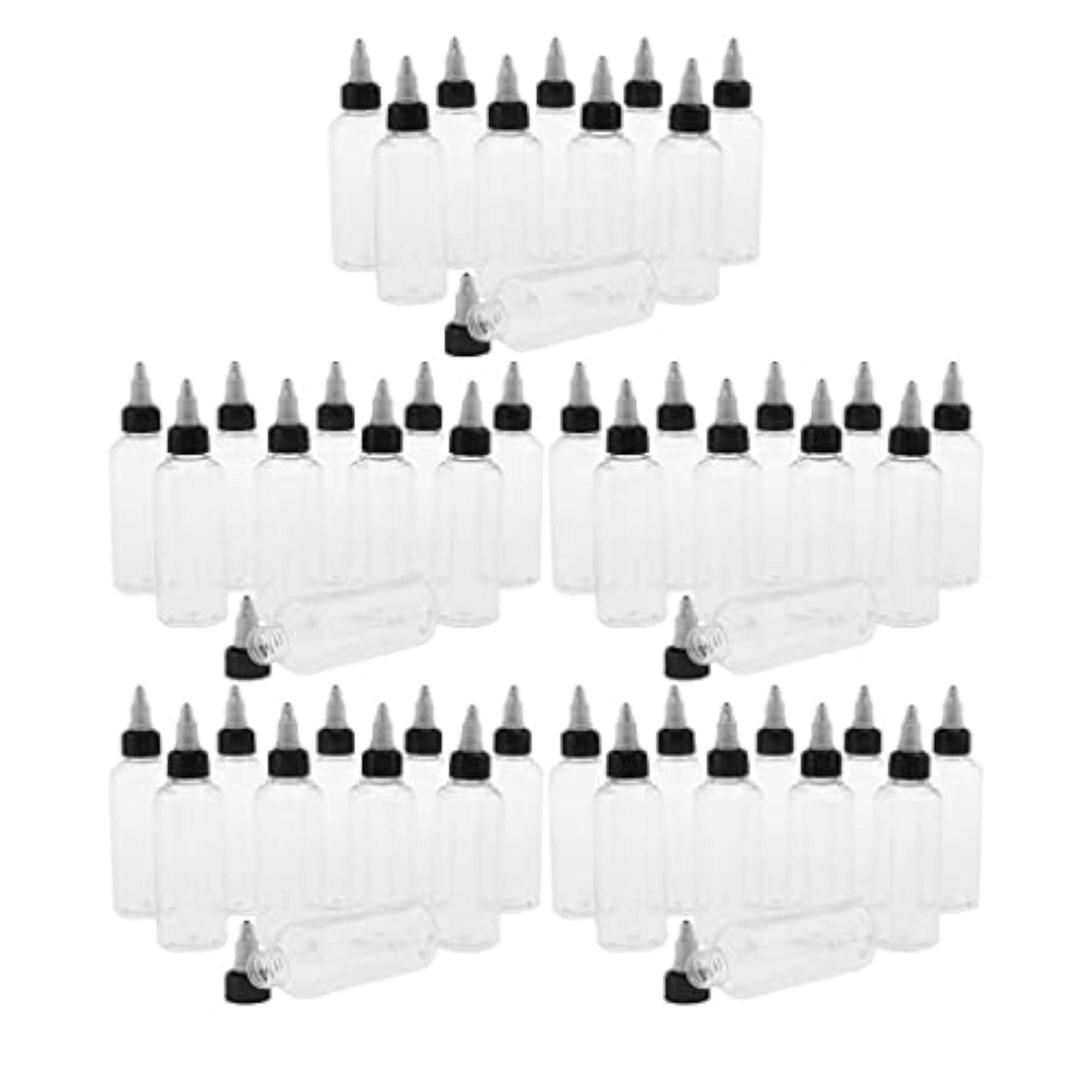 50pcs 100ml Empty ABS Squeeze Bottle