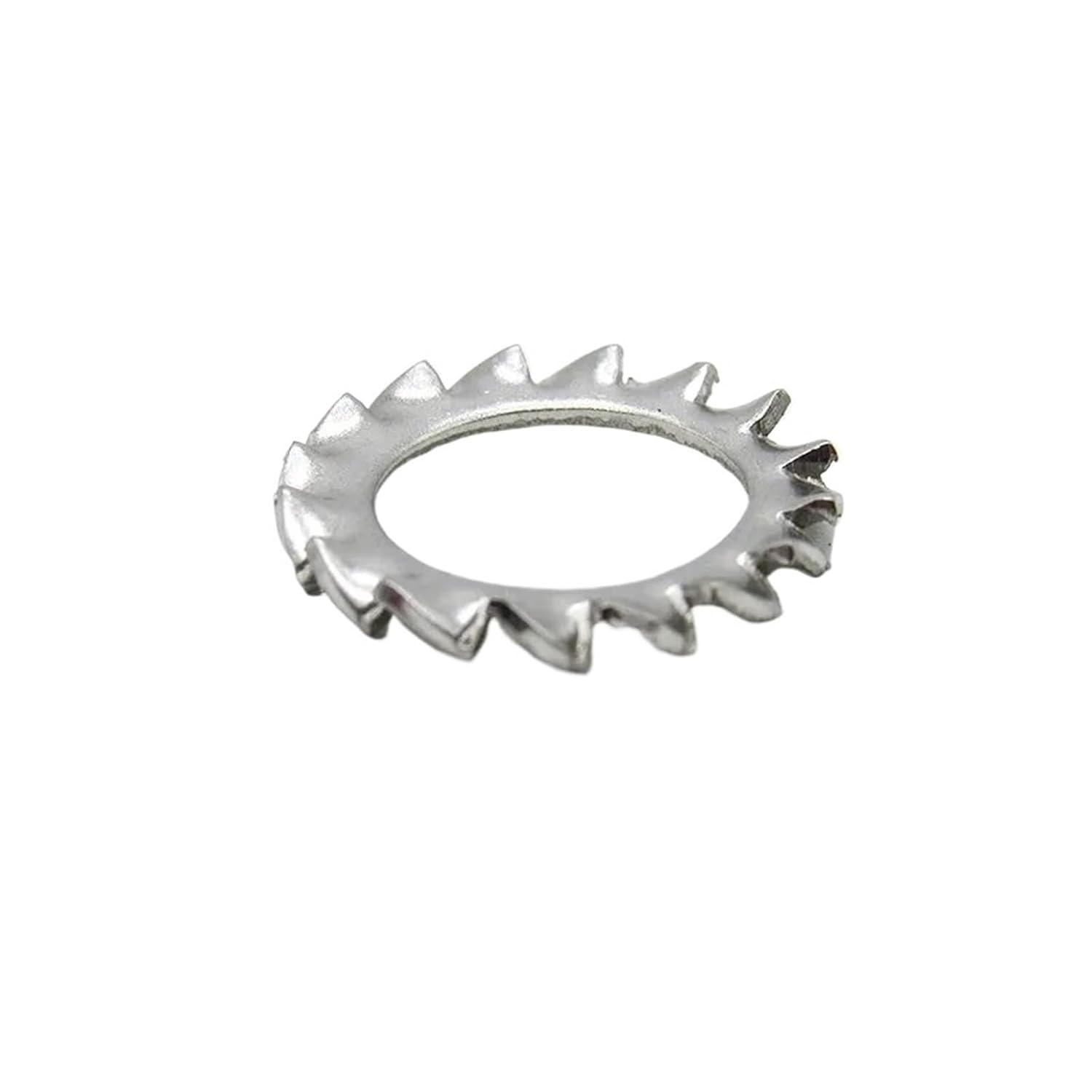 304 Stainless Steel External Toothed Serrated Lock Washer Gasket M2.5-M24 Pack(M10)