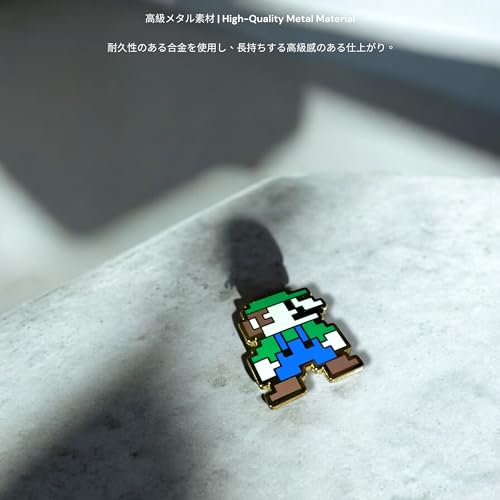 Image of Pixel Pin Pixel brooch Video game pin old school hard enamel pins 80s Cute Cartoon Enamel Pins Gaming Lapel Pin Brooch Badge for Backpack Jackets Anime Pins for Gift Anime Enamel Pin for Clothing Hat Decoration