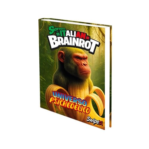 Diario Brainrot Scimpanzé Bananini - 12 Mesi Non Datato, 416 Pagine Con Card Collezionabili