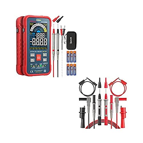 Astroai Smart Digital Multimeter 10000 Counts + Multimeter Test Leads Kit #TOP6