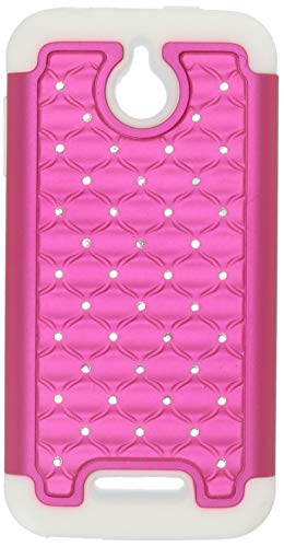 MyBat Asmyna HTC 510 (Desire 510) FullStar Protector Cover - Retail Packaging - Pink/White