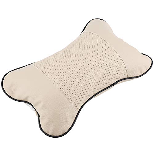 Almohada de Reposacabezas para Auto ZJchao Beige miniatura 1