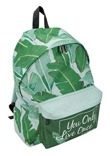 SAVEBAG - Yolo - Sac à Dos - Feuillage - 30 X 20 X 41 cm - 0,26kg - 20L Cover