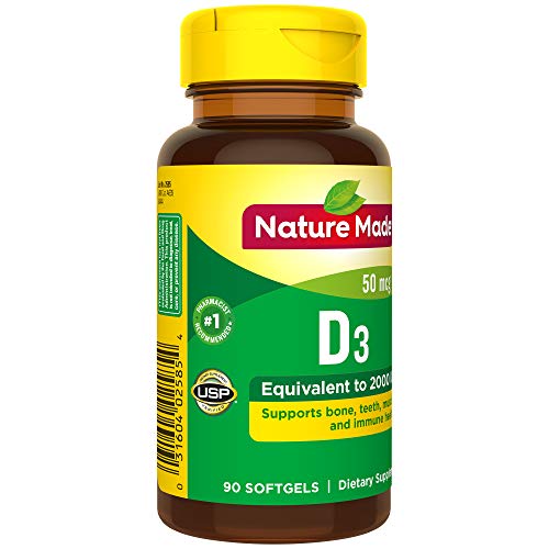 Nature Made 2585 Vitamin D3 2000 Iu (50 Mcg), Dietary Supplement thumb #9