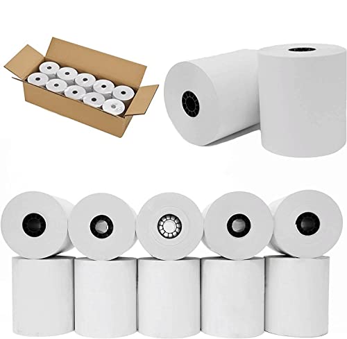 (10 Rolls) 2 1/4" X 165' Thermal Paper For Sharp Xea507 Xea407 Xea207 Era247 347 Sharp Xe-A207, Xe-A407 And Xe-A507 Cash Register Paper Rolls #TOP1