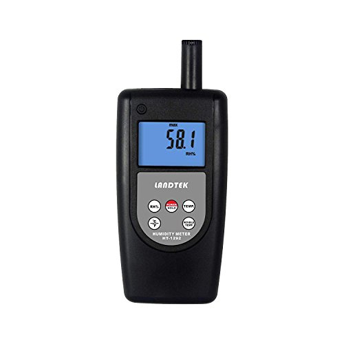 MeterTo HT-1292 Humidity, Temperaturer & Wet Bulb Temperature.Meter 10~95% RH -10~60ºC(14~140ºF) for Workshops, Offices, Plantes, Libraries, Laboratories and Warehouses