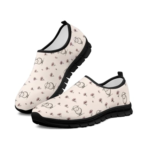 Fashion Slip On Walking Shoes for Women Casual Round Toe Lightweight Comfort Shoes for Women Breathable Loafer 2025