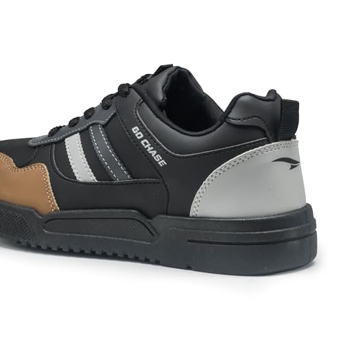 Image of ASIAN Men CRUZER-01 Stylish Casual Mid Top Sneakers and Trendy Shoes with Laces for Men & Boys | Perfect for Wearing to Outings, and Comfortable All-Day Use, Stylish and Durable