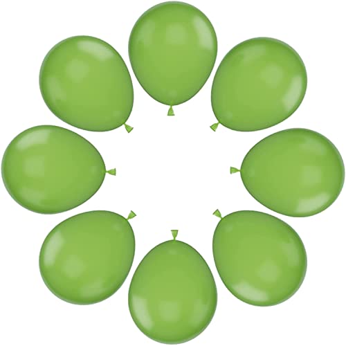 Image of Olive Green Retro Balloon Garland Kit 50 Pcs - Solid Olive Green Balloons Garland for Birthday, Baby Shower, Welcome Baby, Anniversary & Jungle Theme Party Decoration