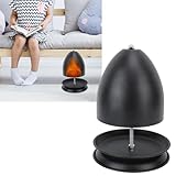 Delaman Teelicht-Ofen-Eisen, Effizienter Teelicht-Kerzenheizer-Halter mit Stabiler Basis für Zuhause, Wohnzimmer, Schlafzimmer, Party