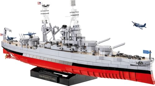 Battleship COBI Pennsylvania construction briques noires exposition - 7