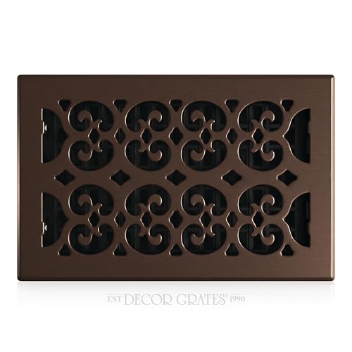 Decor Grates SPH610-RB Floor Register, 6x10, Rubbed Bronze Finish