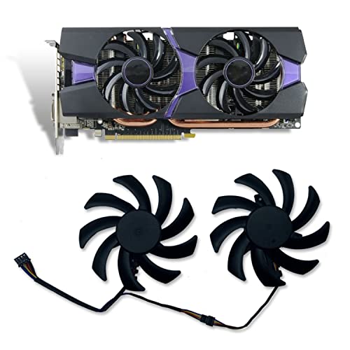 Cavabien 85mm FDC10H12S9-C HD 6850 6970 7870 Graphic Card Cooler Fan for Sapphire HD6850 HD6970 HD7870 HD7950 HD7970 Graphics Cooler VGA Card Cooling