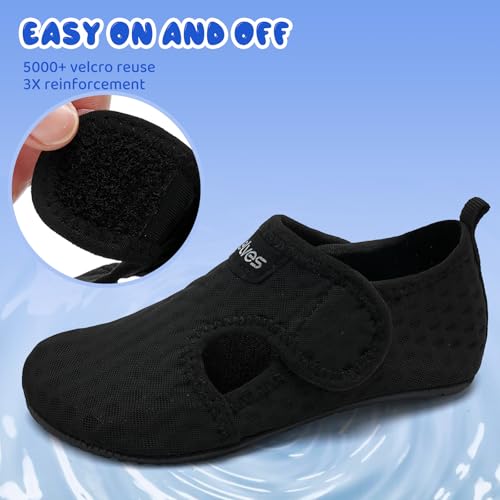 Image of WateLves Kids Water Shoes Toddler Girls Boys Barefoot Non-Slip Quick Dry Aqua Socks for Beach Swim Walking