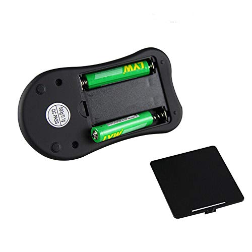 SUPERTOOL Mini balanza digital de ratón, báscula de bolsillo de equilibrio de 0.01 g-500 g, mini báscula de bolsillo portátil para pesar joyas de hierbas doradas
