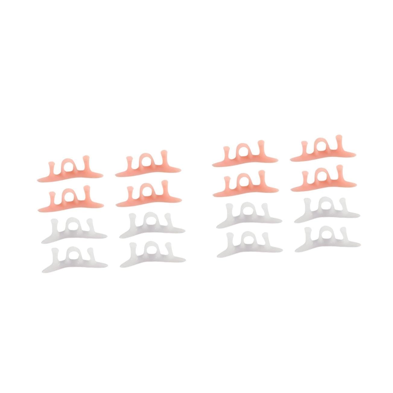 PartyKindom 2sets Foot Care Separator for Women Crooked Ingrown Toenail Foot Tool 4pairs*2