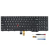 LIAN MO Replacement Keyboard for E531 E540 W540 W541 W550 W550S T540 T540P T550 T560 L540 P50S L560 L570 (US, Backlit)