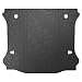 oEdRo Cargo Liner Rear Trunk Floor Mat Compatible for 2011-2018 Jeep Wrangler JK Unlimited JKU Without Subwoofer (4 Door Only), All Weather Black Cargo Tray