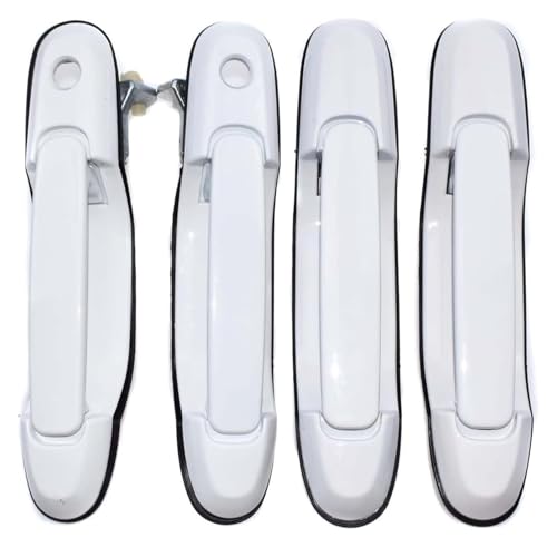 Poignée de porte extérieure blanche pour Toyota Sienna 1998-2003