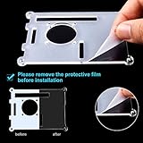 Bruphny Caja para Raspberry Pi 4 Caja con Ventilador Cargador de 5V 3A USB-C y 4 X Disipador para Raspberry Pi 4B 4 Modelo B No Incluye Placa Raspberry Pi 