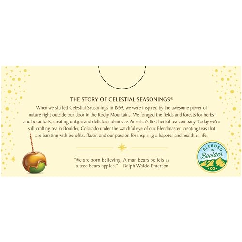 Celestial Seasonings Herbal Tea, Caramel Apple Dream, 18 Count (Pack of 6)