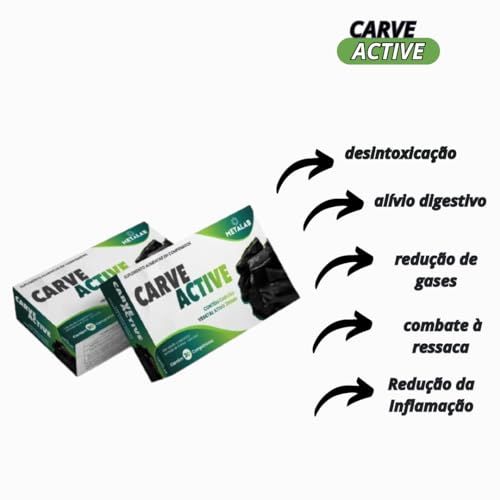 Suplemento Carvão Vegetal Ativo Carve Active C/30 comprimidos