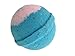Premium 4.5 oz Lush Bath Bombs by Leona Kay with Organic Shea Butter (4.5 oz, Moonlight & Roses)