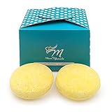 Pack Ahorro 2 Champú Sólido para cabello graso - Limpia y regula el exceso de grasa - Con betaína y sal marina - Natural y Vegano