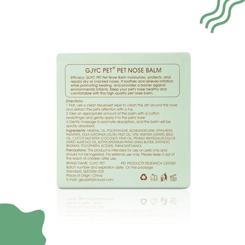 1 oz Pflanzlicher Nasenbalsam für Hunde - Natürliche Linderung und Feuchtigkeit für trockene, rissige Nasen