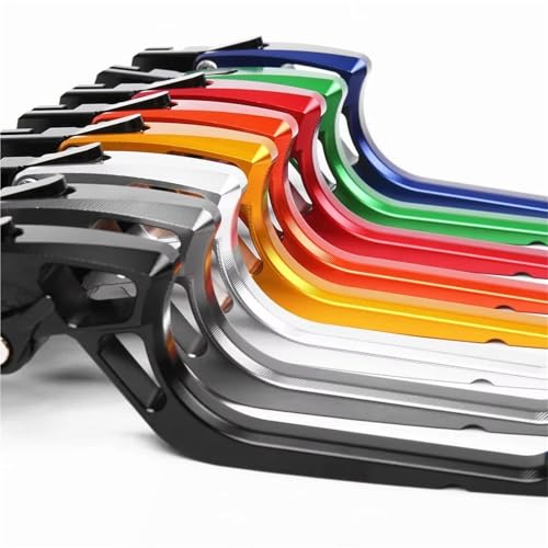 Leviers frein d'embrayage ergonomiques orange pour optimiser le confort de pilotage FZ6 FZ1 - 5