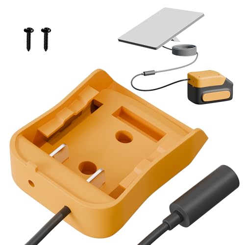 Starlink Mini Battery Adapter Compatible with De.Walt 20V Max Battery to DC Plug DaierTek Starlink Mini Power Supply, Portable