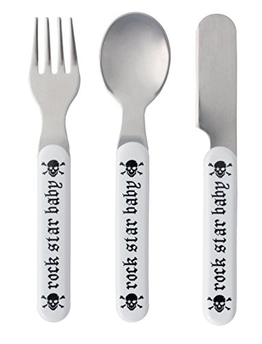 Rock Star Baby Esslernbesteck Pirat 3er Set