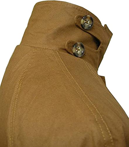 Blade Runner Rick Deckard Trench Coat - Arsia Harrison Ford Runner Brown Cotton Trench Long Coat3