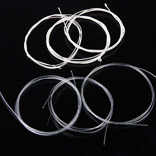 Geshiglobal Lot de 6 cordes de rechange en nylon pour guitare classique, mi, la, ré, sol, si, mi - Les Beatles, Paul McCartney, John Lennon, RIngo Starr, George Harrison Geshiglobal Lot de 6 cordes de rechange en nylon pour guitare classique, mi, la, ré, sol, si, mi – Image 3