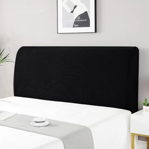 Bett Kopfteil Bezug Beige - Stretch Überzug Für Headboard Bis 180cm