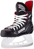 [page_title]-Bauer Unisex-Kinder Pro Skate Feldhockeyschuhe, Schwarz (Schwarz-Weiss-Rot-Si 900), 38.5 EU