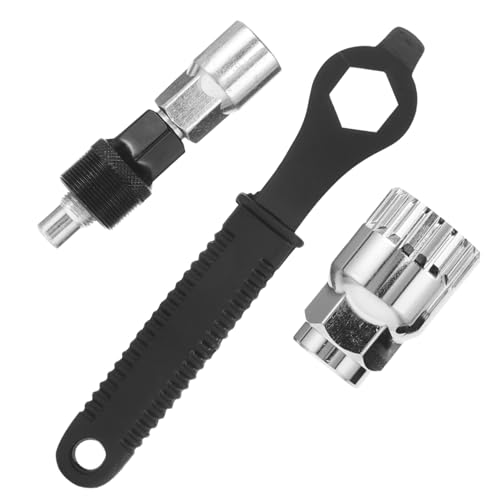 Sosoport 1 Set Bike Bottom Bracket Tool Crank Removal Wrench Kit for Easy Installation and Repair Essential Cycling Maintenance Tools for All Bicycle Models