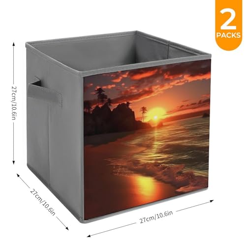 Cubes de rangement pliables pour vêtements afin de maximiser l'espace - 3
