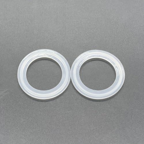 Junta de silicona de triple abrazadera antifugas con 2mm de espesor para alta presión, 10 uds. 2