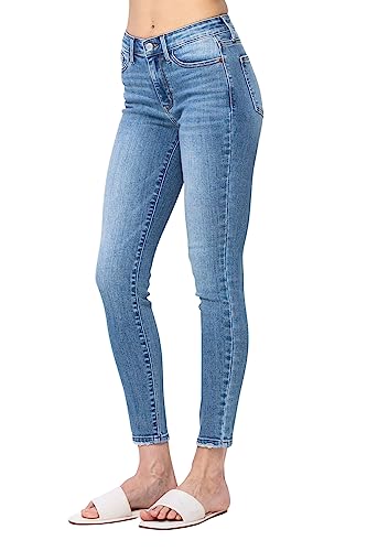 Judy Blue Mid Rise Vintage Skinny2