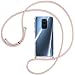 Produktbild mtb more energy® Handykette kompatibel mit Xiaomi Redmi Note 9, Redmi 10X 4G (6.53'') - roségold - Smartphone Hülle zum Umhängen - Anti Shock Full TPU Case