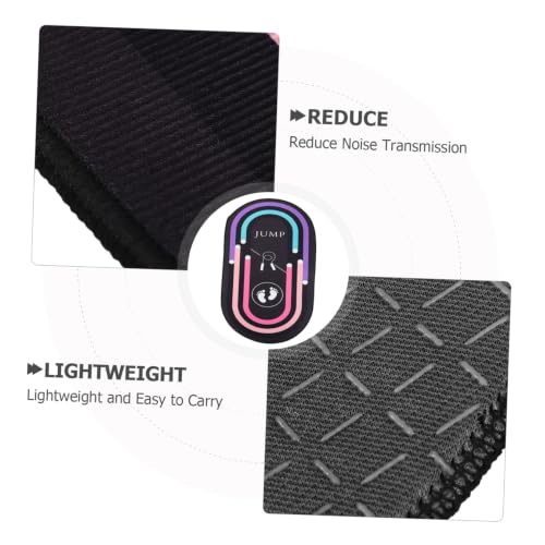 Alfombra ovalada para cuerda de saltar 31.5x19 pulgadas y 1 cm de grosor para gimnasio en casa miniatura 3
