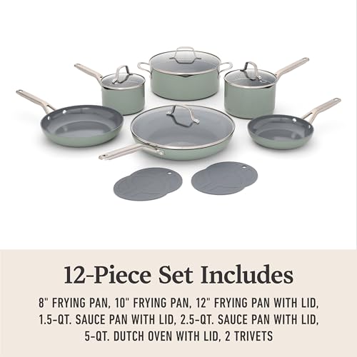 Calphalon® Ceramic Nonstick 12-pc. Cookware Set by Calphalon - Image 6