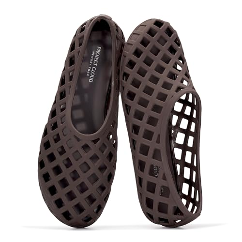 Image of Project Cloud Jelly Shoes Women - Lightweight & Water-Resistant Women's Flats Sandals - Non Slip Womens Shoes - Perfect Summer Jelly Flats for Women 2026 (Jellz)