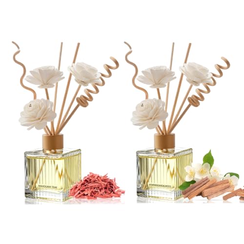 Ambientador Difusor Varitas Mahogany Teak & Jasmine 200ml miniatura 1