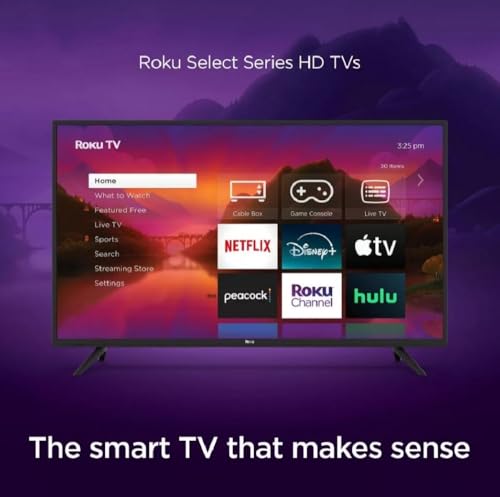 Roku 40" Select Series 1080p Full HD Smart TV w TV Remote 40R3B4 (Renewed) - Image 4