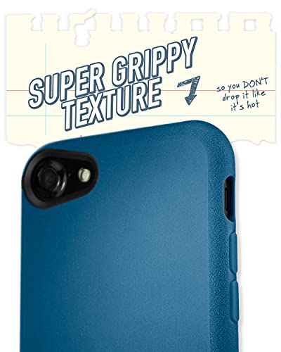 Smartish Iphone Se Slim Case - Gripmunk [Lightweight + Protective] Thin Cover For Apple Iphone Se 2022/2020 & Iphone 7/8 - Blues On The Green #TOP2